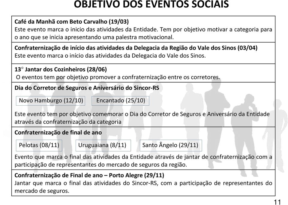 Confraternização de início das atividades da Delegacia da Região do Vale dos Sinos (/4) Este evento marca o início das atividades da Delegacia do Vale dos Sinos.