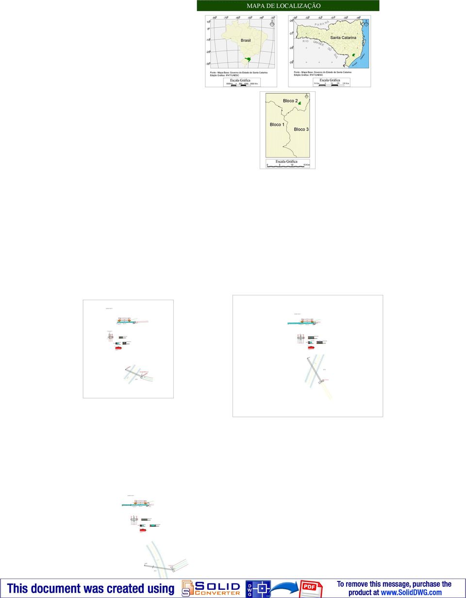 4.3 4. 4..3 ST 68+7.16 i= 2,% i= 1,% i= 2,%.4.4 ST 44+14,21 N SDRI N F i= 1,% P = 324,1 P = 324,1 ta pis acabad = 323,81 ta pis acabad = 323,71 P = 323,8 Tubs cncret 1 - Ø 8cm SÇÃO TRNSVRS P =