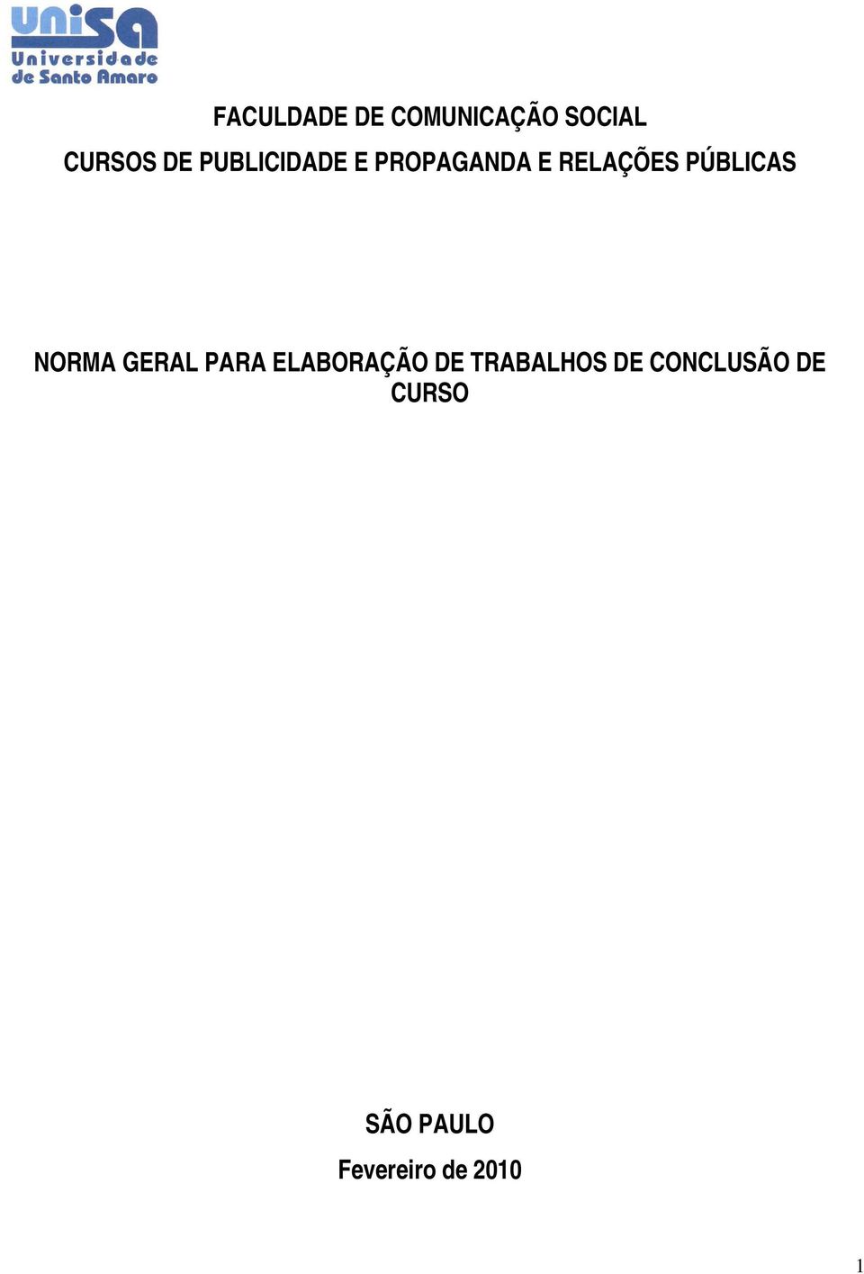 ELABORAÇÃO DE TRABALHOS DE CONCLUSÃO