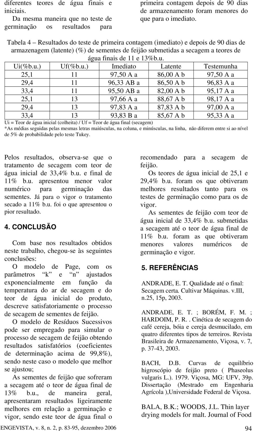 u.) Imediato Latente Testemunha 25,1 11 97,5 A a 86, A b 97,5 A a 29,4 11 96,33 AB a 86,5 A b 96,83 A a 33,4 11 95,5 AB a 82, A b 95,17 A a 25,1 13 97,66 A a 88,67 A b 98,17 A a 29,4 13 97,83 A a