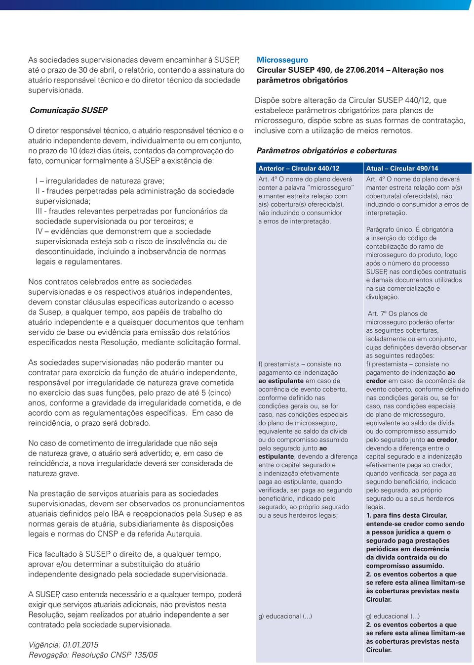 do fato, comunicar formalmente à SUSEP a existência de: I irregularidades de natureza grave; II - fraudes perpetradas pela administração da sociedade supervisionada; III - fraudes relevantes