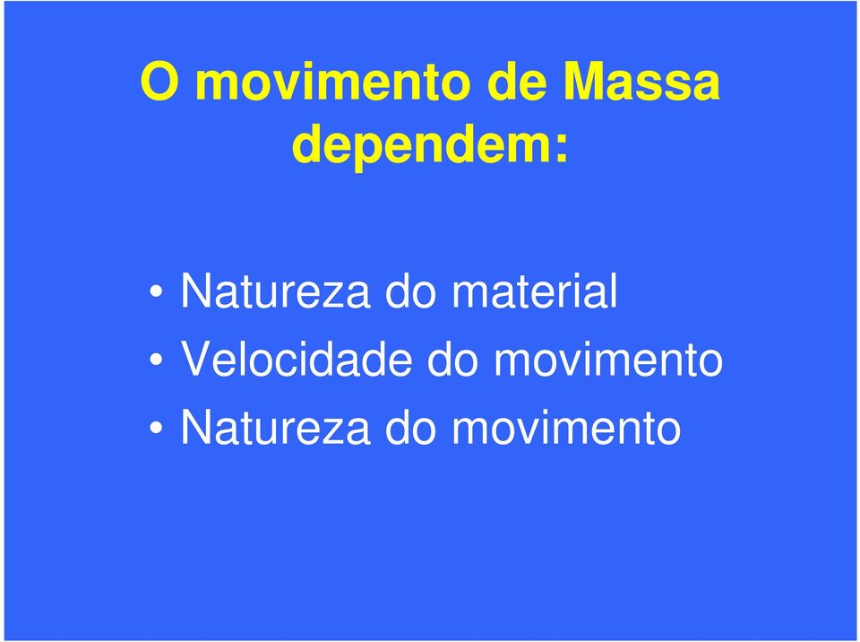 material Velocidade do