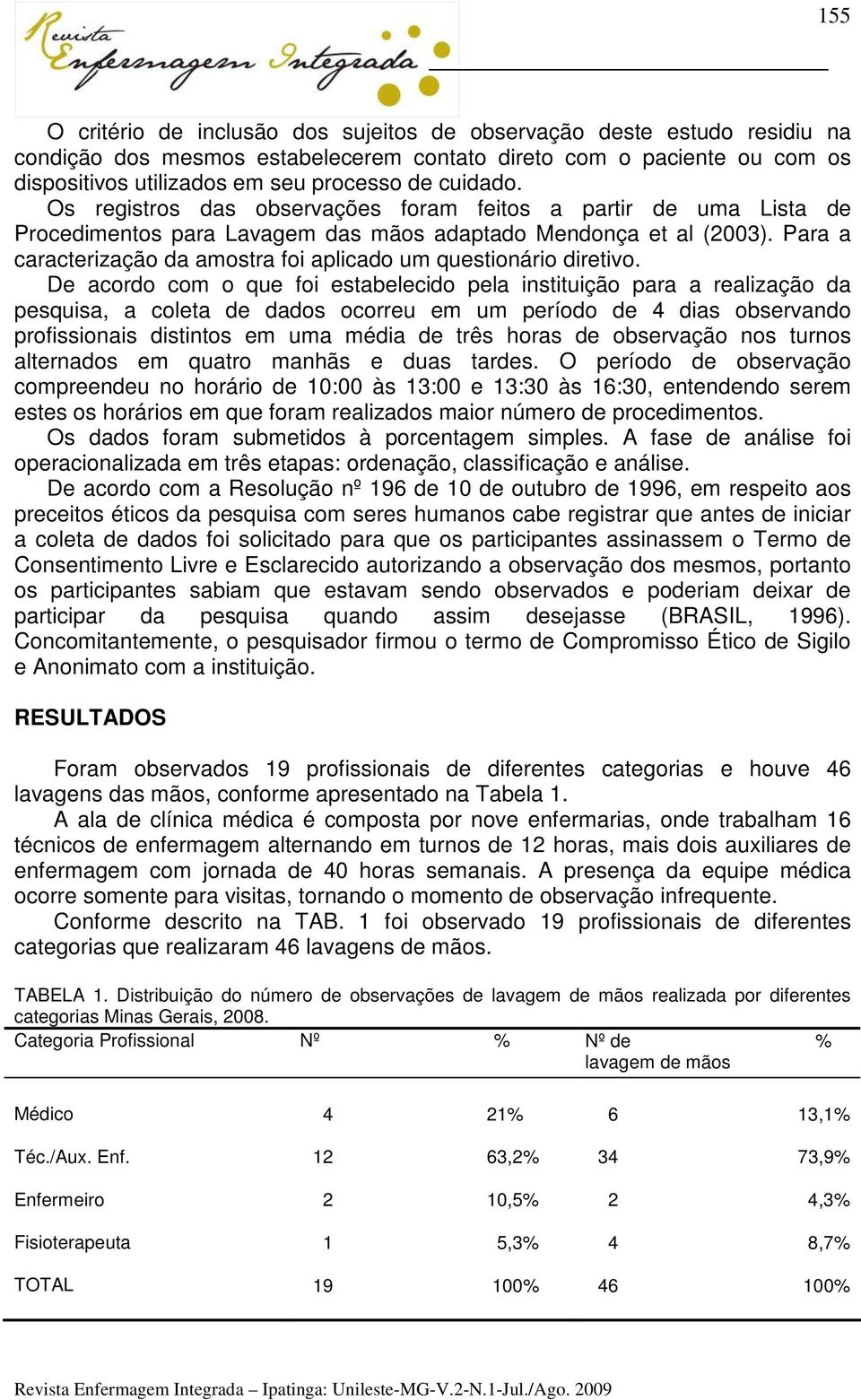 Para a caracterização da amostra foi aplicado um questionário diretivo.