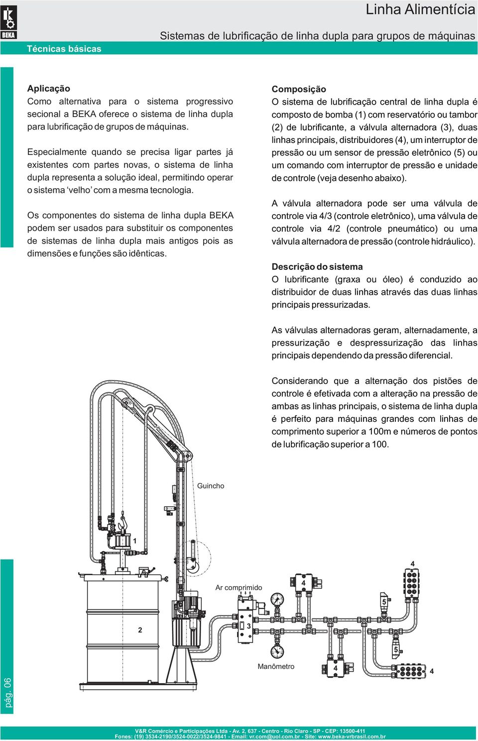 Especialmente quando se precisa ligar partes já existentes com partes novas, o sistema de linha dupla representa a solução ideal, permitindo operar o sistema velho com a mesma tecnologia.