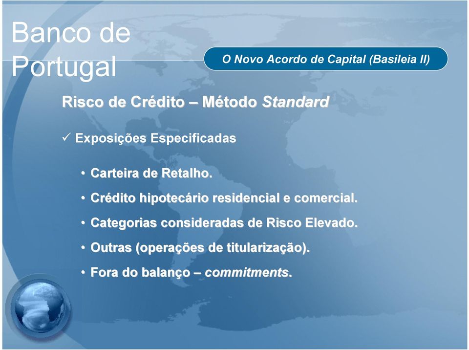 Crédito hipotecário residencial e comercial.