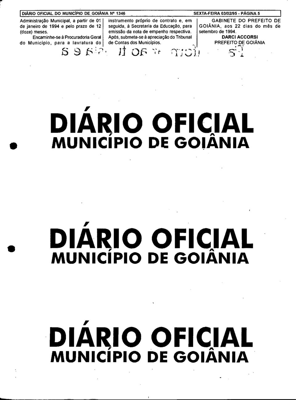 de 12 (doze) meses. do Município, para a lavratura do 5 9 f.