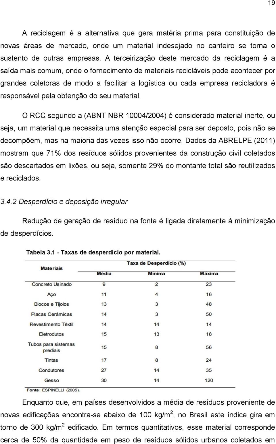 recicladora é responsável pela obtenção do seu material.