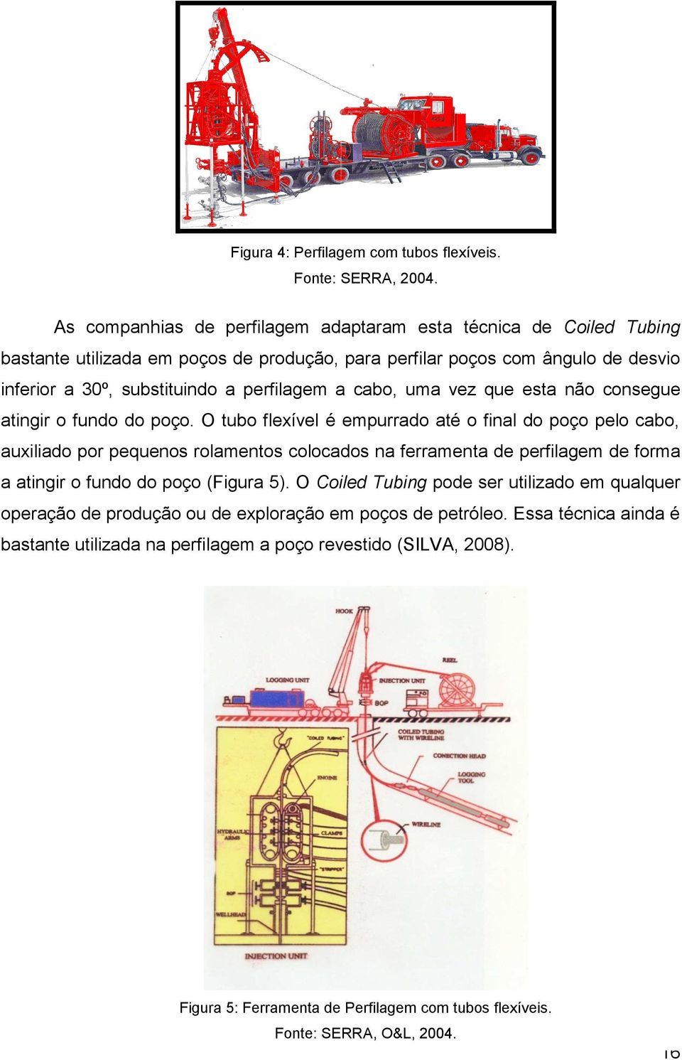 a cabo, uma vez que esta não consegue atingir o fundo do poço.