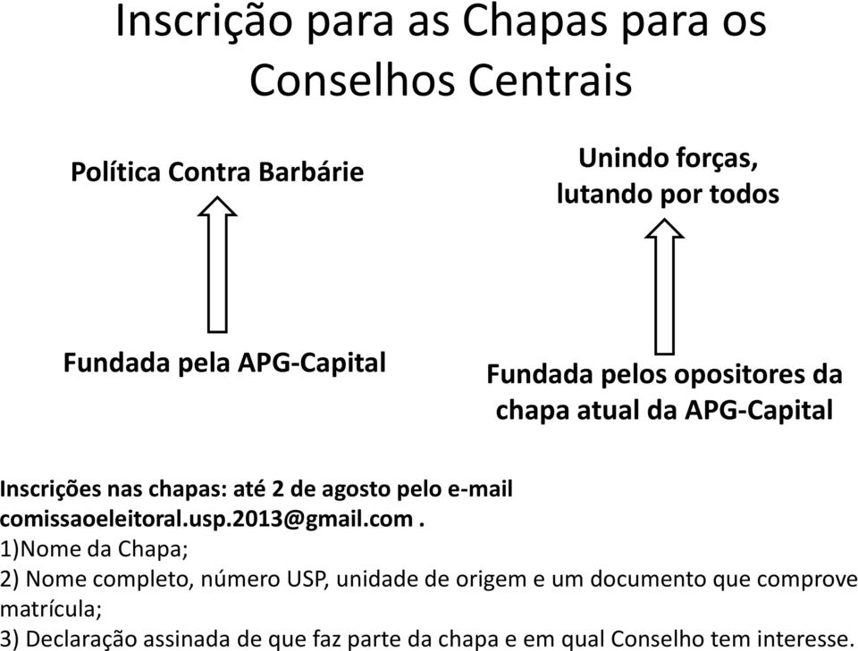 agosto pelo e-mail comi