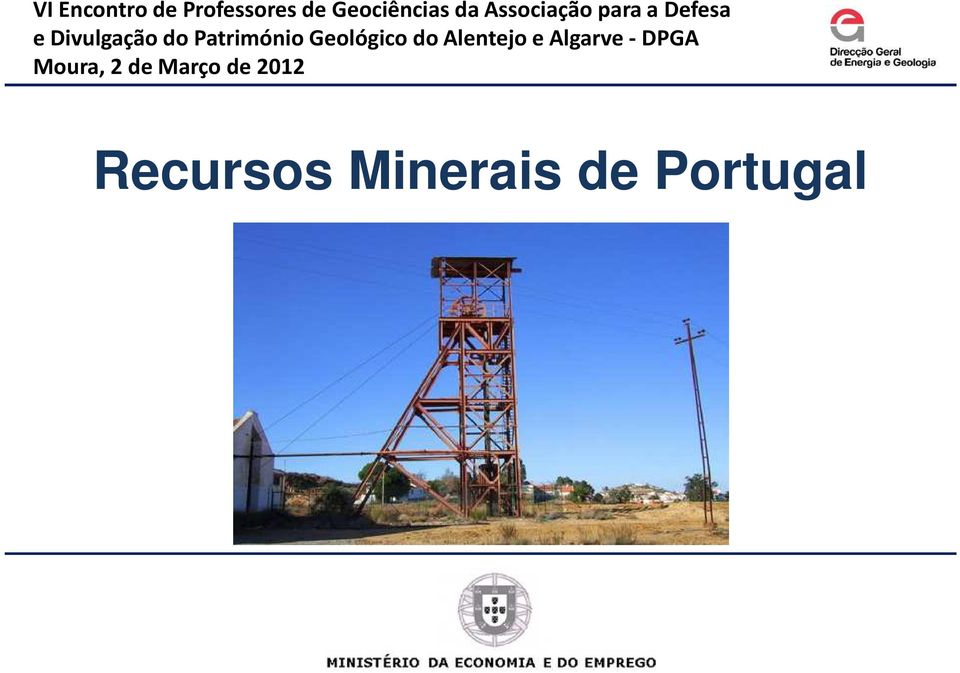 Património Geológico do Alentejo e Algarve -