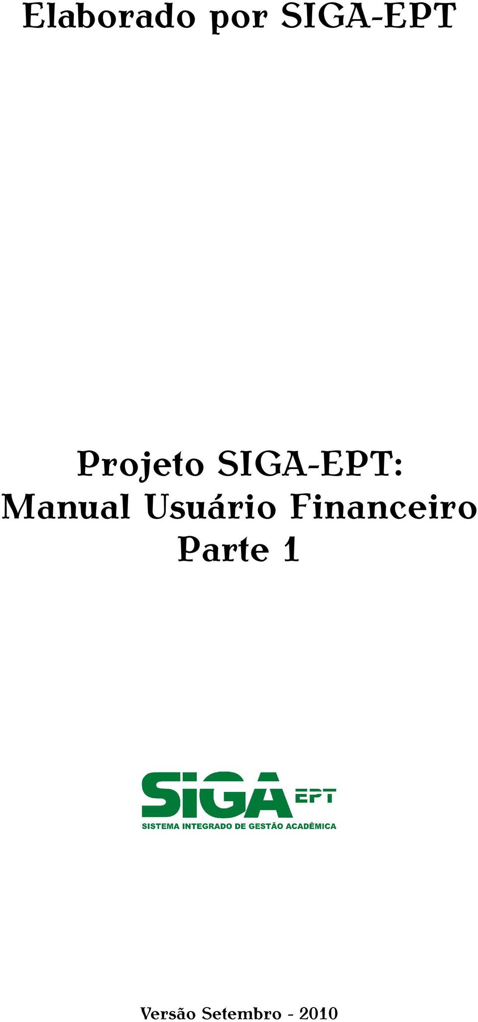 Usuário Financeiro Parte