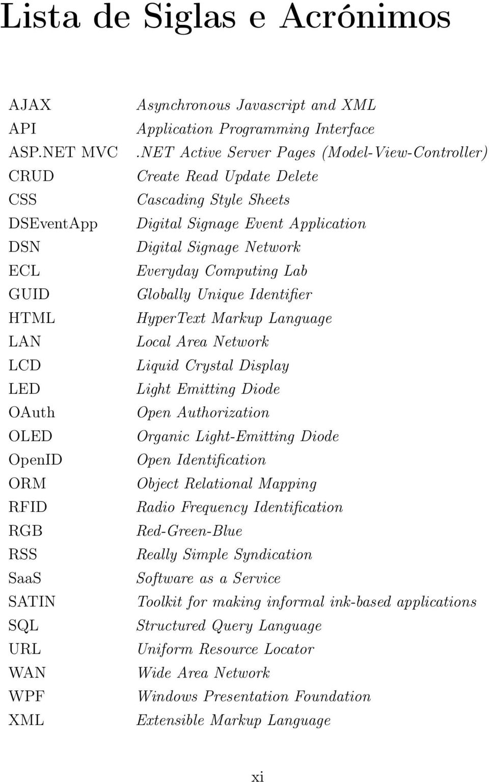 NET Active Server Pages (Model-View-Controller) Create Read Update Delete Cascading Style Sheets Digital Signage Event Application Digital Signage Network Everyday Computing Lab Globally Unique