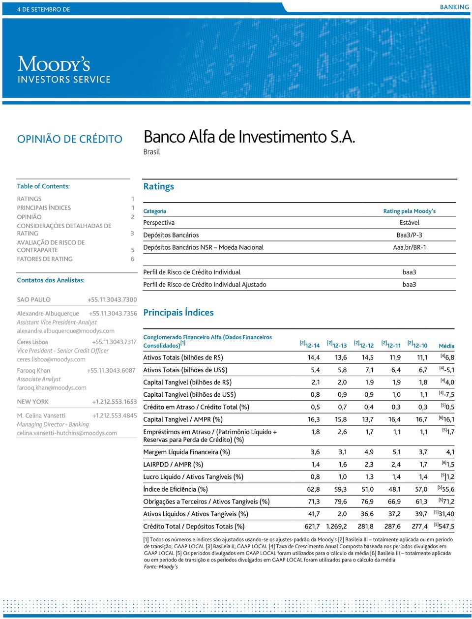 fa de Investimento S.A.