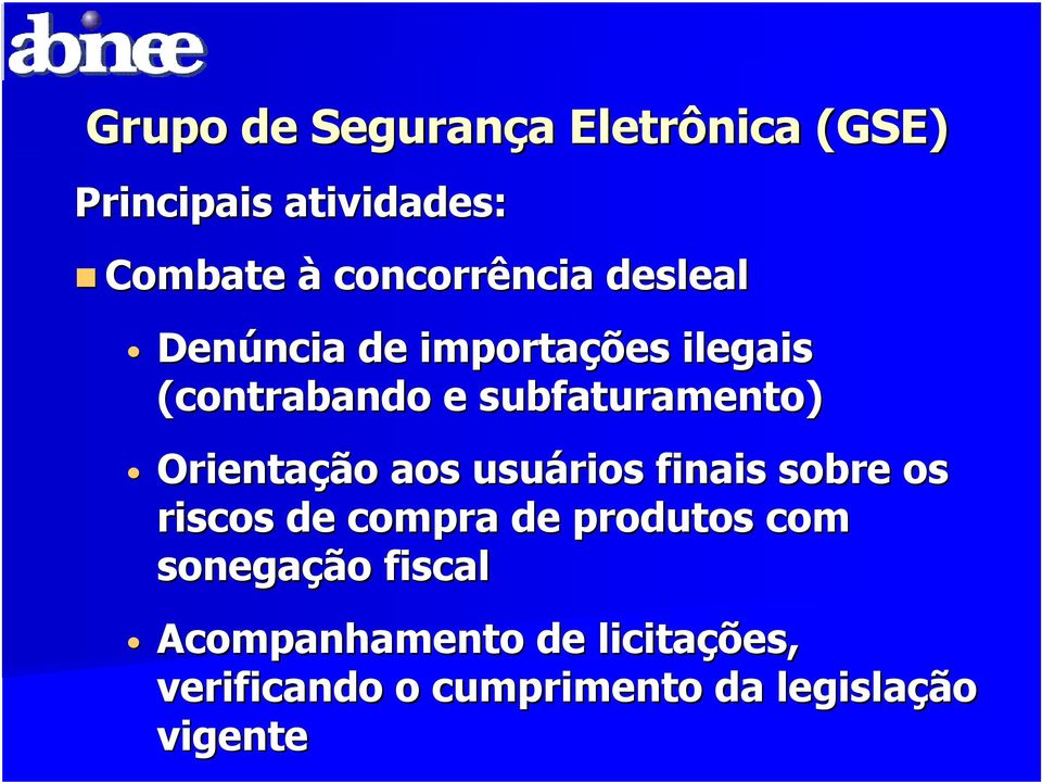 subfaturamento) Orientação aos usuários finais sobre os riscos de compra de