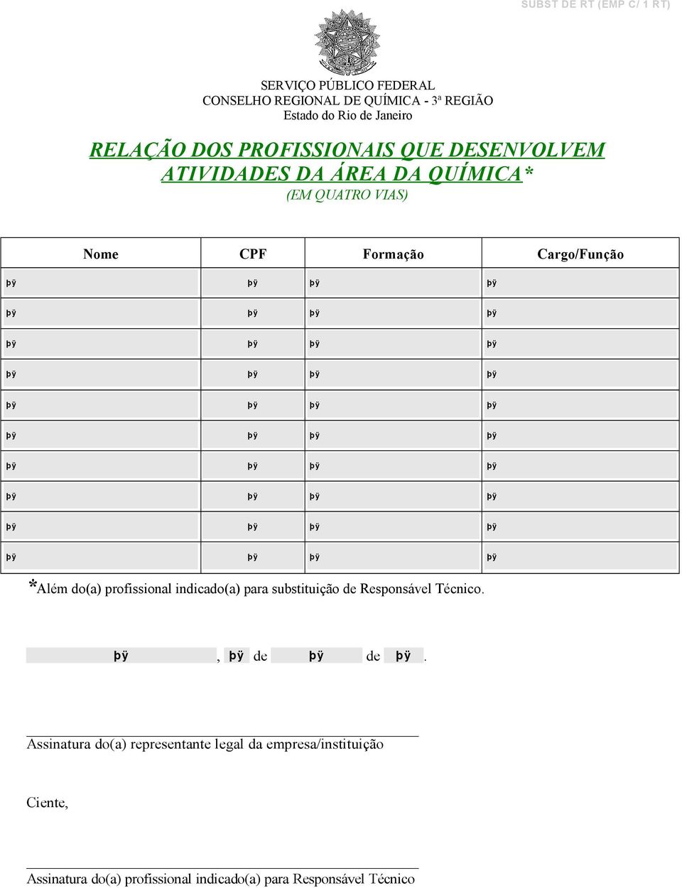 Formação Cargo/Função *Além do(a)