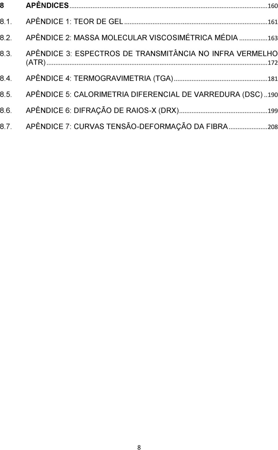 8.3. APÊNDICE 3: ESPECTROS DE TRANSMITÂNCIA NO INFRA VERMELHO (ATR)... 172 8.4.