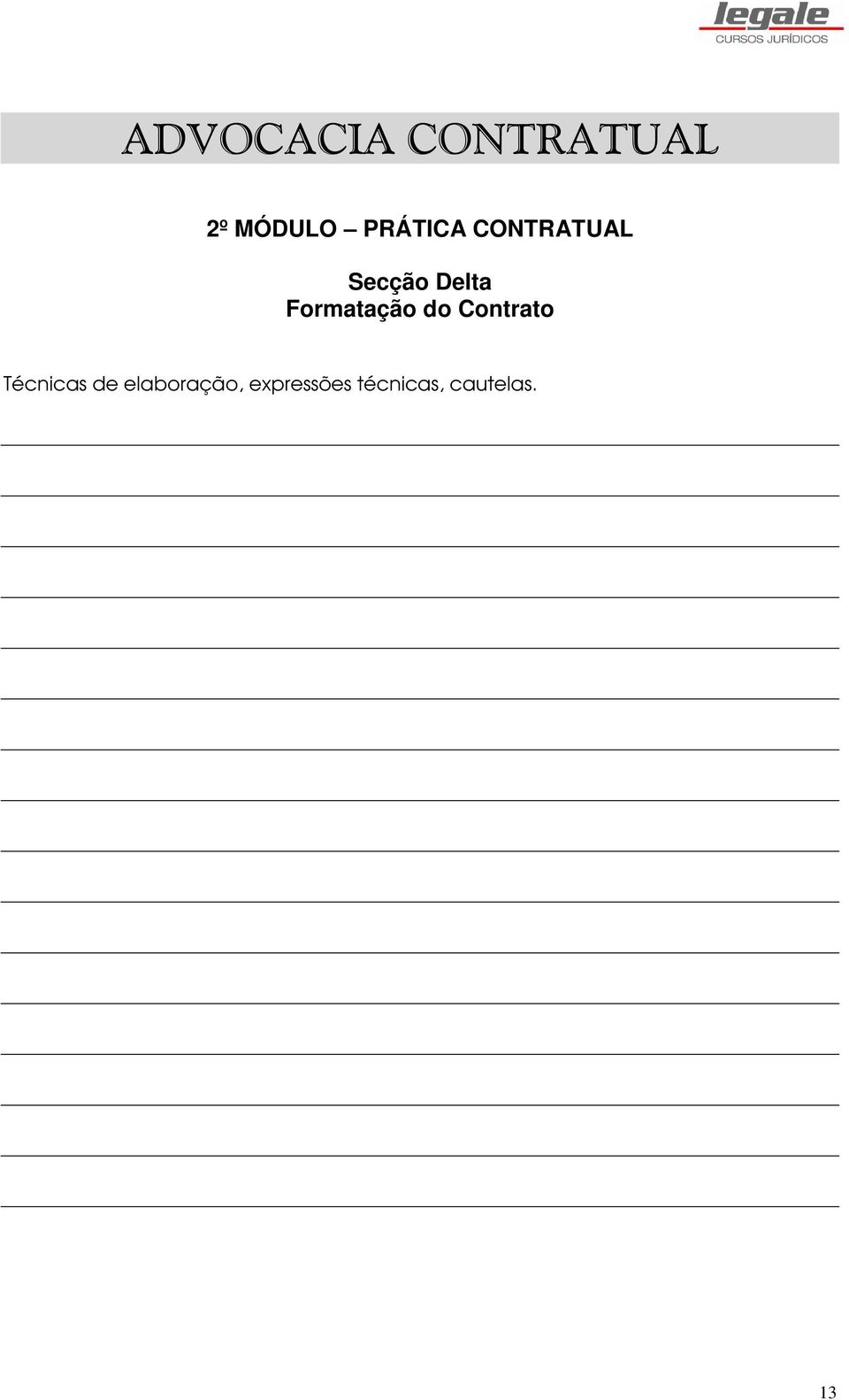 Contrato Técnicas de