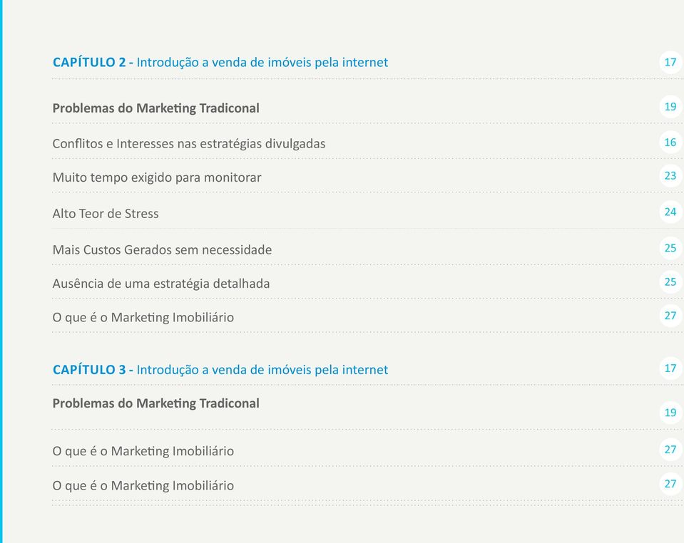necessidade 25 Ausência de uma estratégia detalhada 25 O que é o Marke ng Imobiliário 27 CAPÍTULO 3 - Introdução a venda