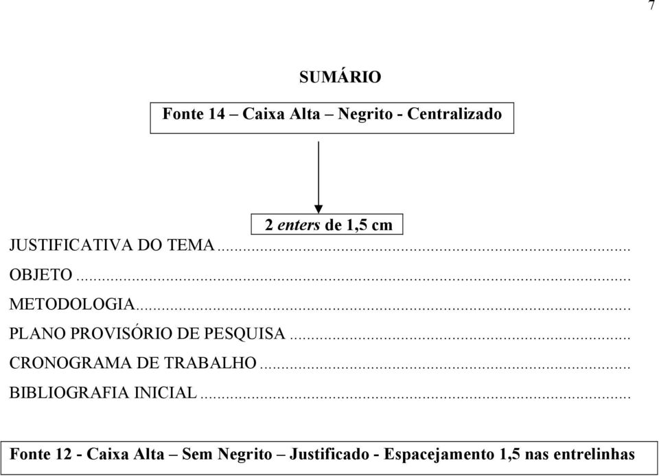 .. PLANO PROVISÓRIO DE PESQUISA... CRONOGRAMA DE TRABALHO.