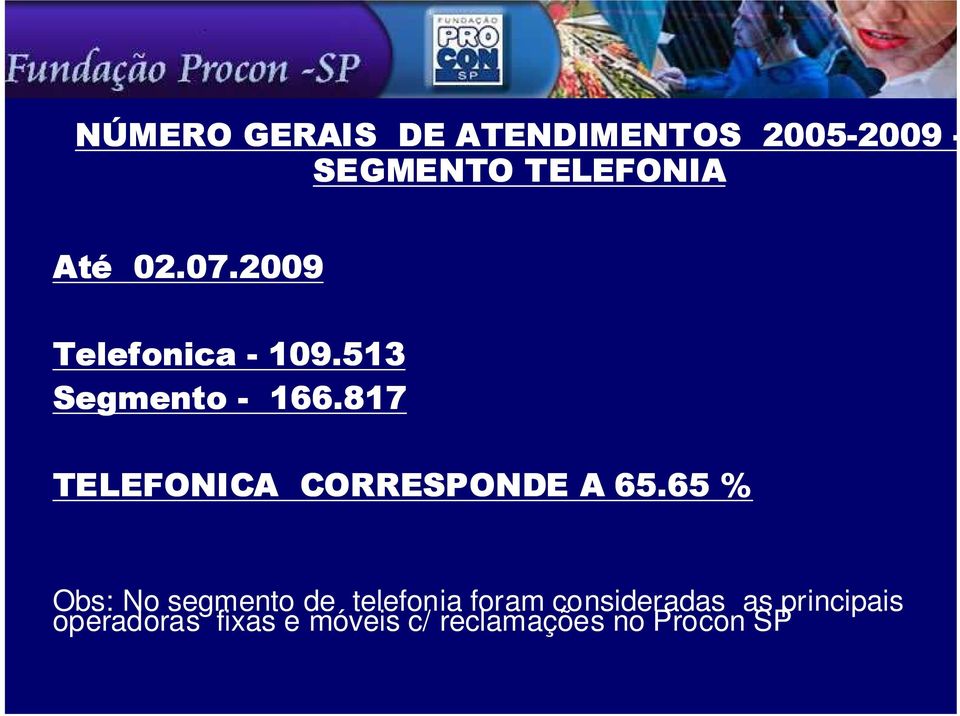 817 TELEFONICA CORRESPONDE A 65.