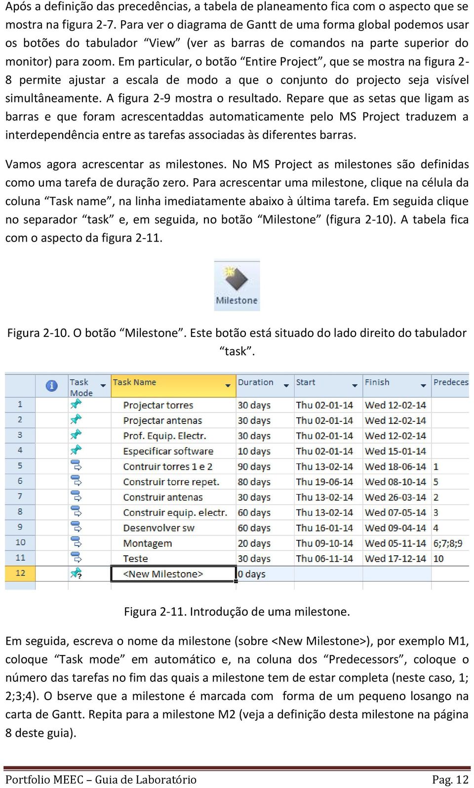 Em particular, o botão Entire Project, que se mostra na figura 2-8 permite ajustar a escala de modo a que o conjunto do projecto seja visível simultâneamente. A figura 2-9 mostra o resultado.