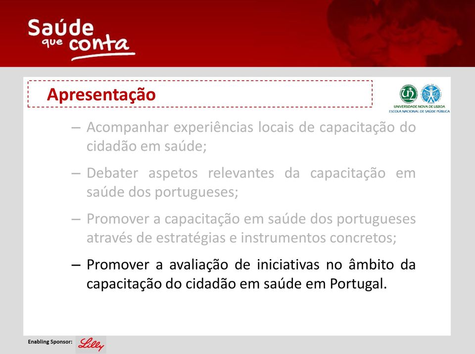 capacitação em saúde dos portugueses através de estratégias e instrumentos
