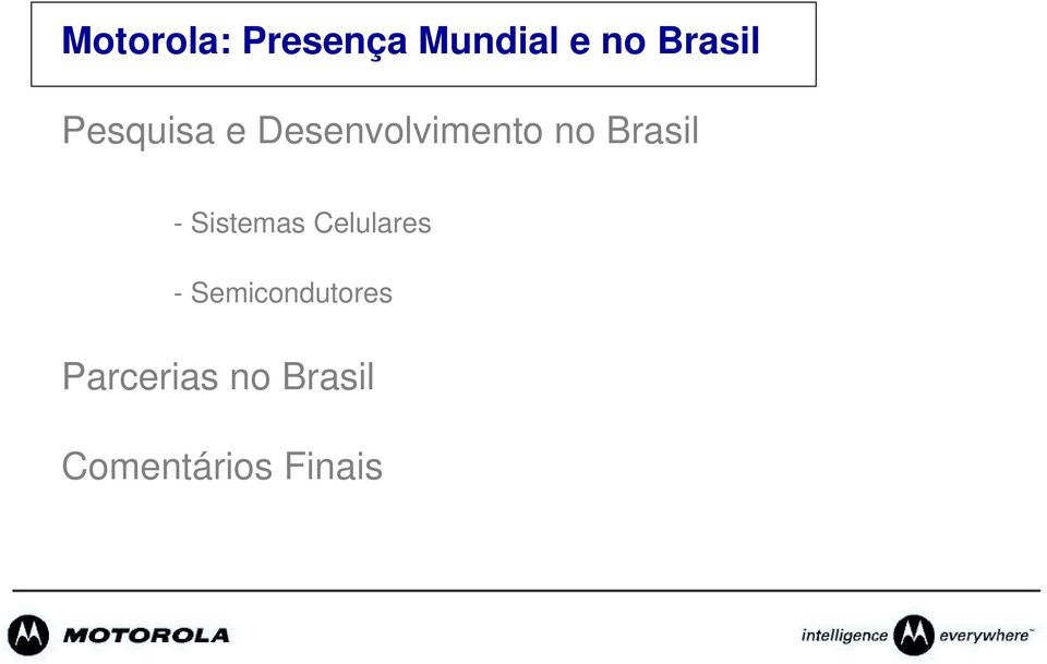 Brasil - Sistemas Celulares -