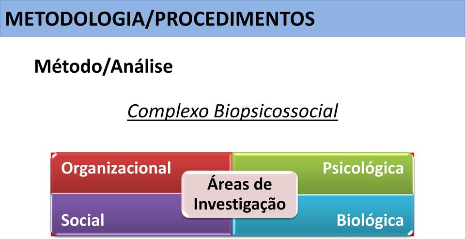 Biopsicossocial Organizacional