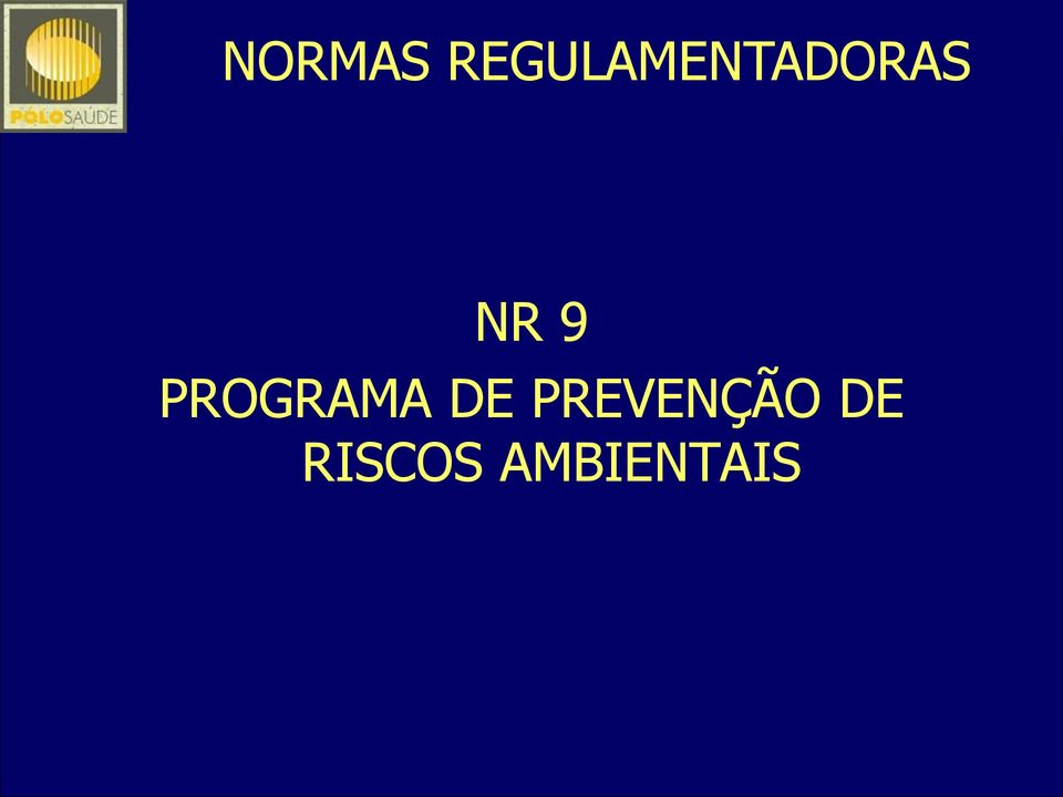 NR 9 PROGRAMA DE