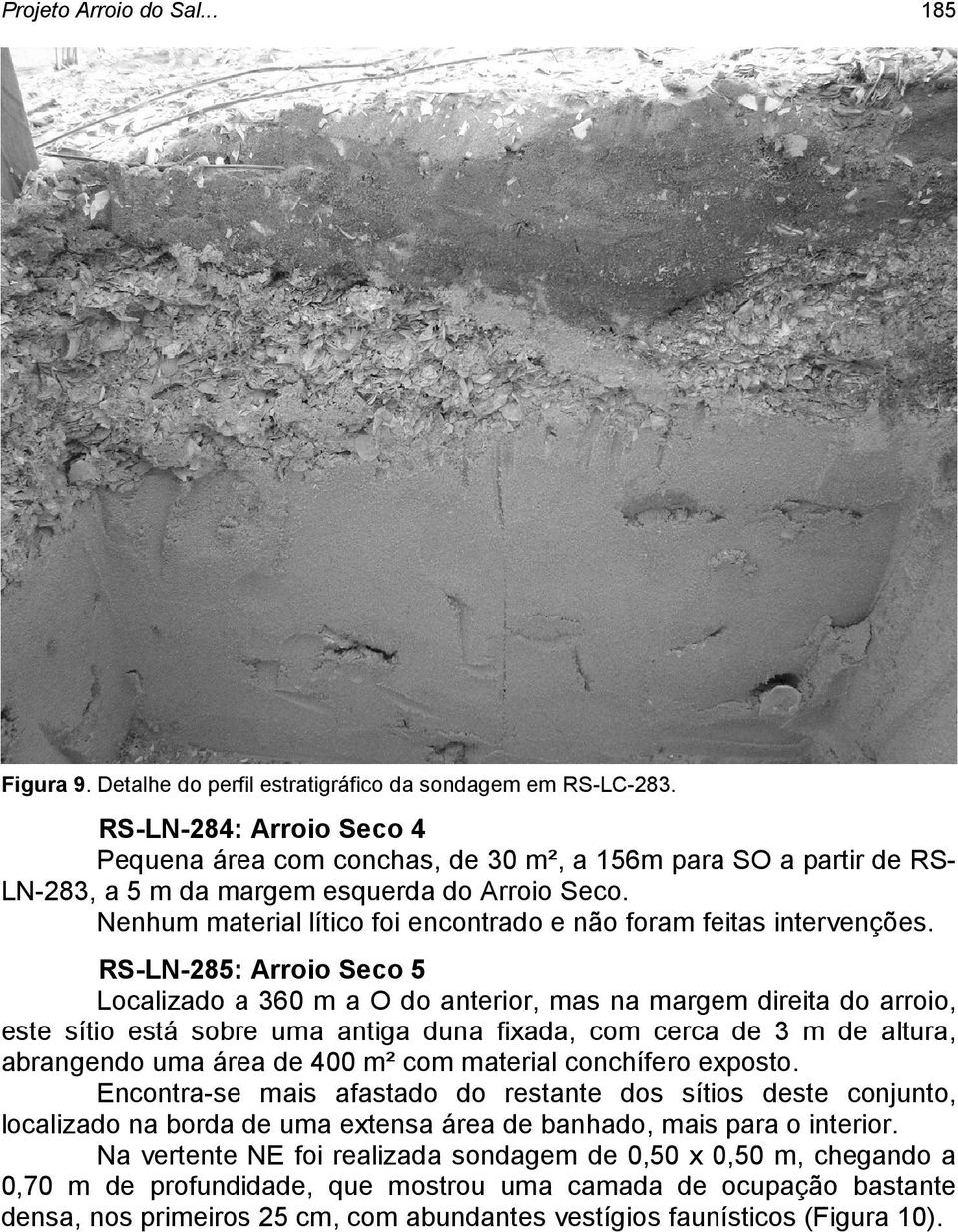 Nenhum material lítico foi encontrado e não foram feitas intervenções.