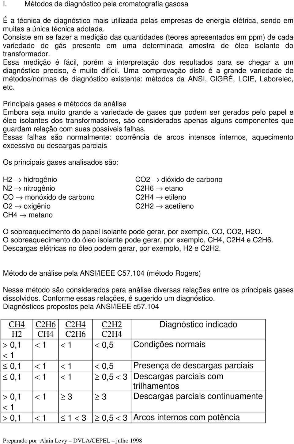 Essa medição é fácil, porém a interpretação dos resultados para se chegar a um diagnóstico preciso, é muito difícil.