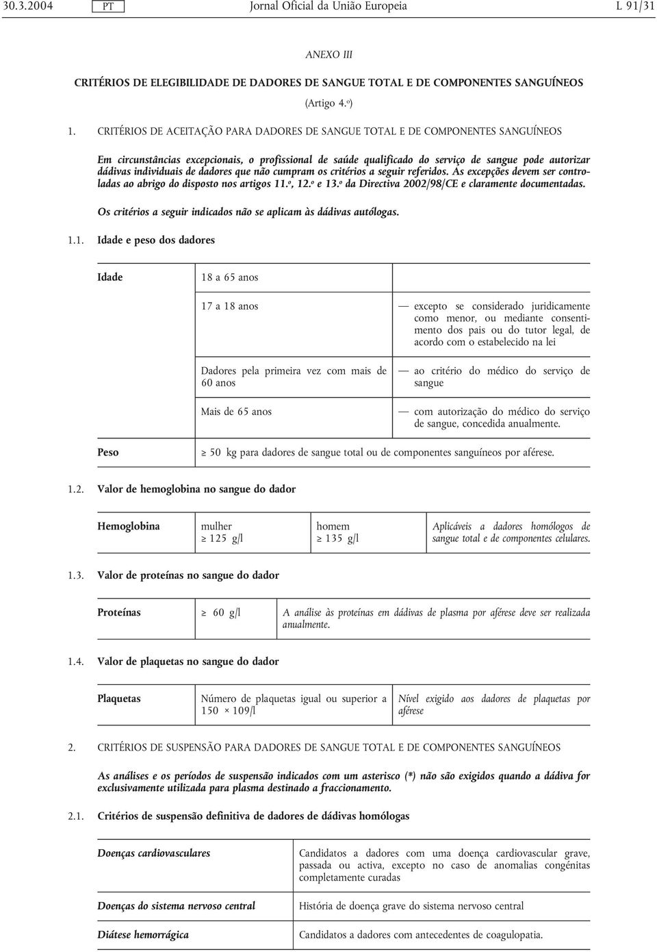 individuais de dadores que não cumpram os critérios a seguir referidos. As excepções devem ser controladas ao abrigo do disposto nos artigos 11. o, 12. o e 13.