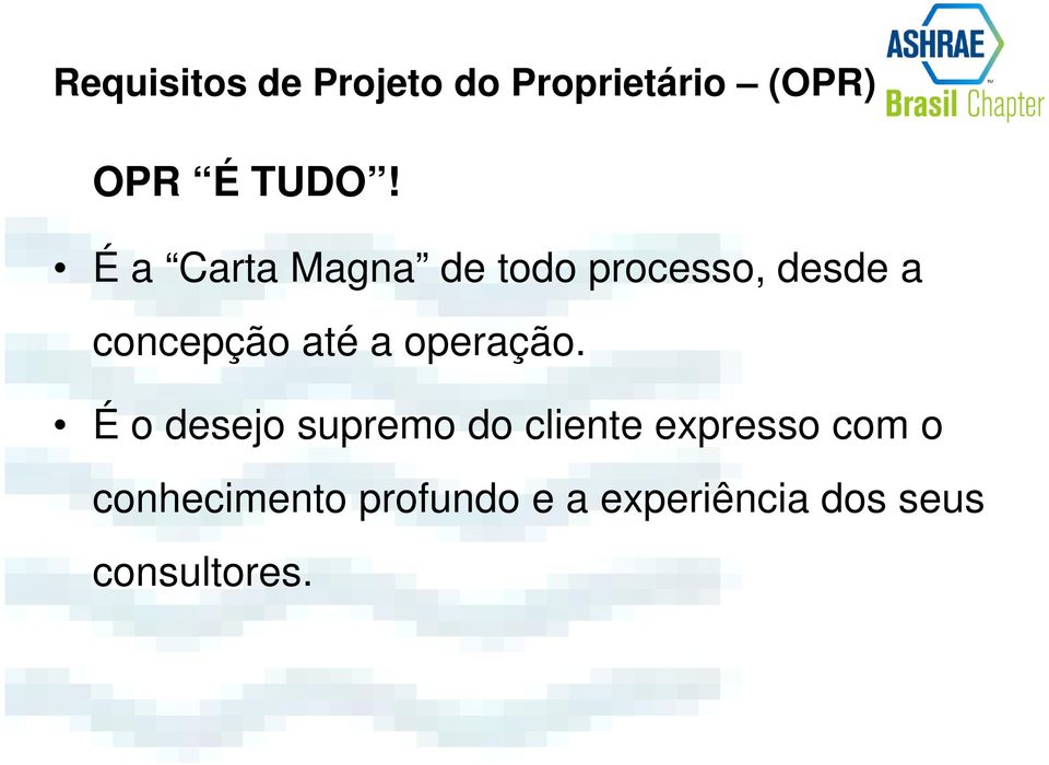 a operação.