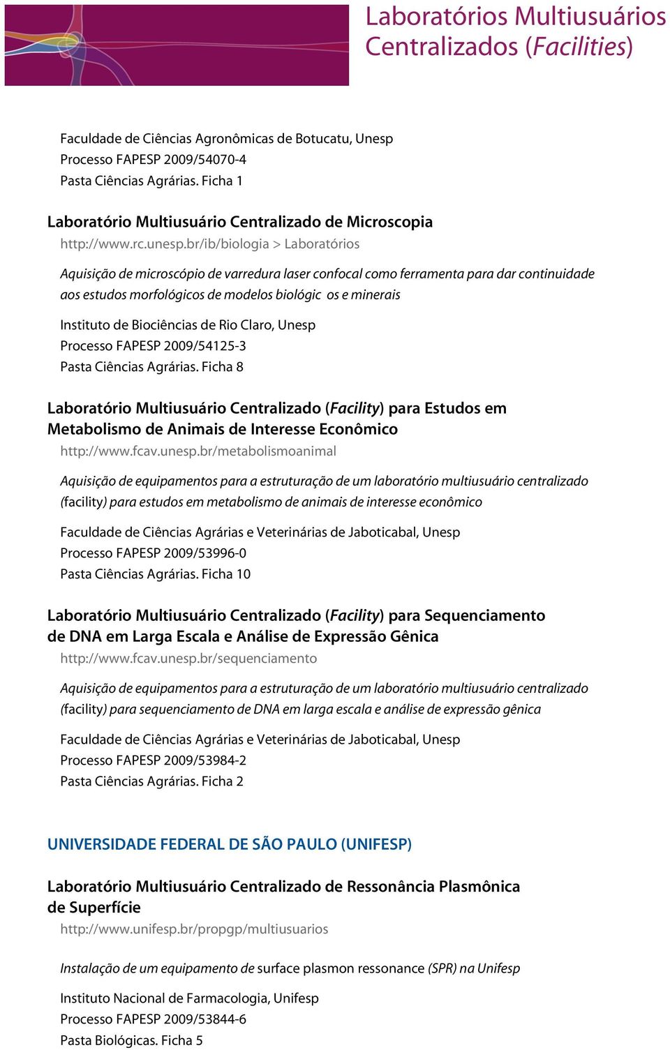 br/ib/biologia > Laboratórios Aquisição de microscópio de varredura laser confocal como ferramenta para dar continuidade aos estudos morfológicos de modelos biológic os e minerais Instituto de