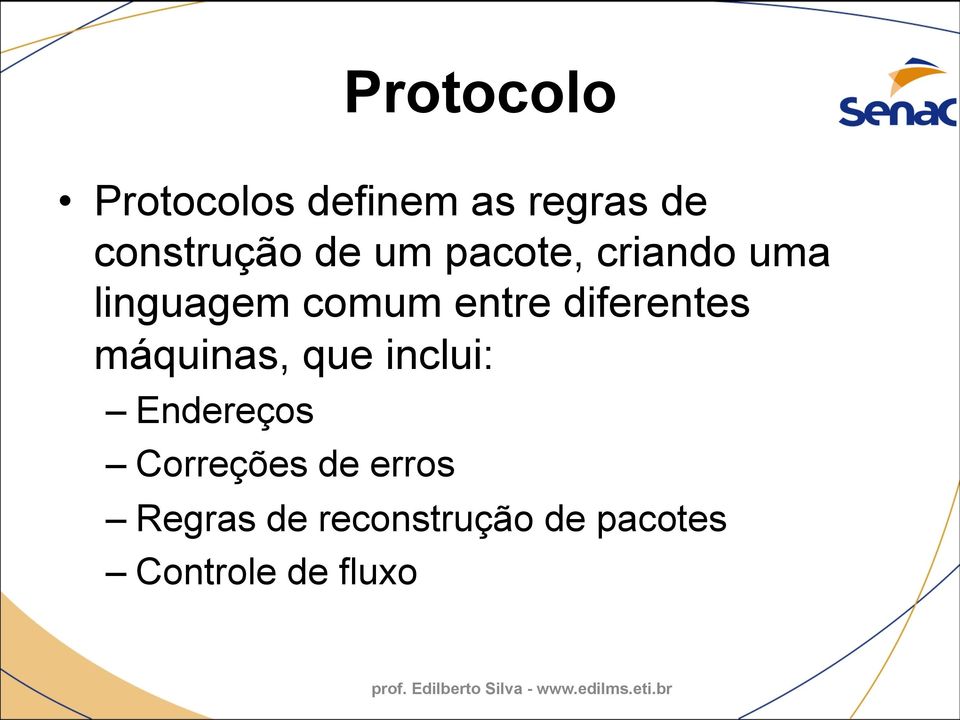 diferentes máquinas, que inclui: Endereços Correções