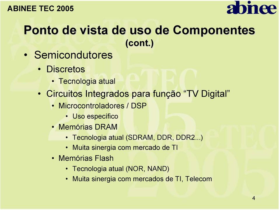 Memórias DRAM Tecnologia atual (SDRAM, DDR, DDR2.