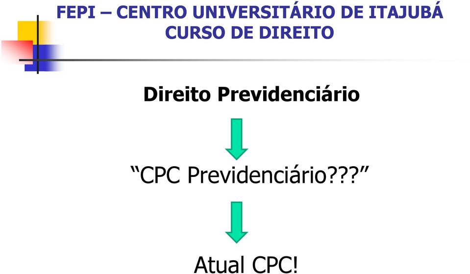 Direito Previdenciário CPC