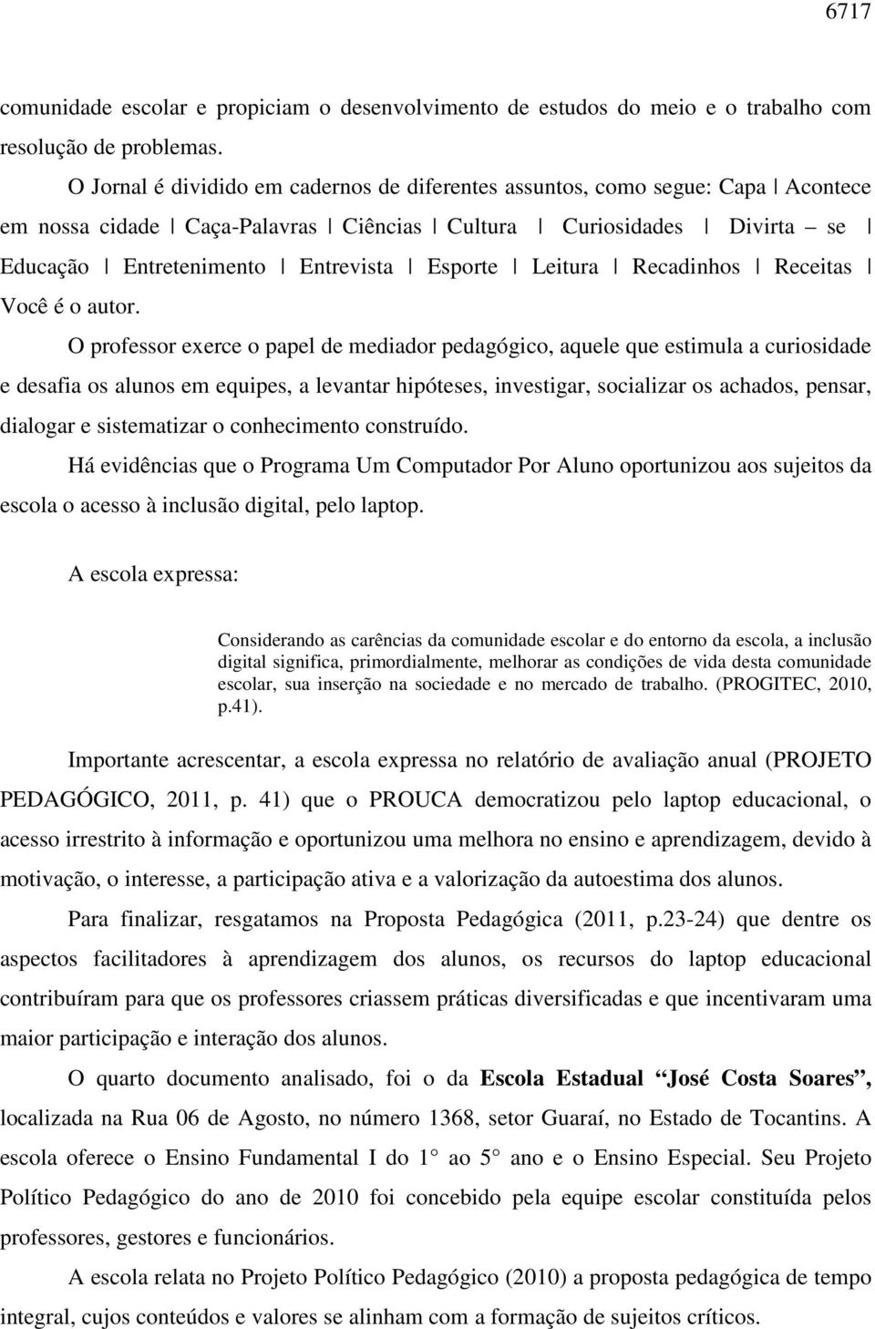 Leitura Recadinhos Receitas Você é o autor.