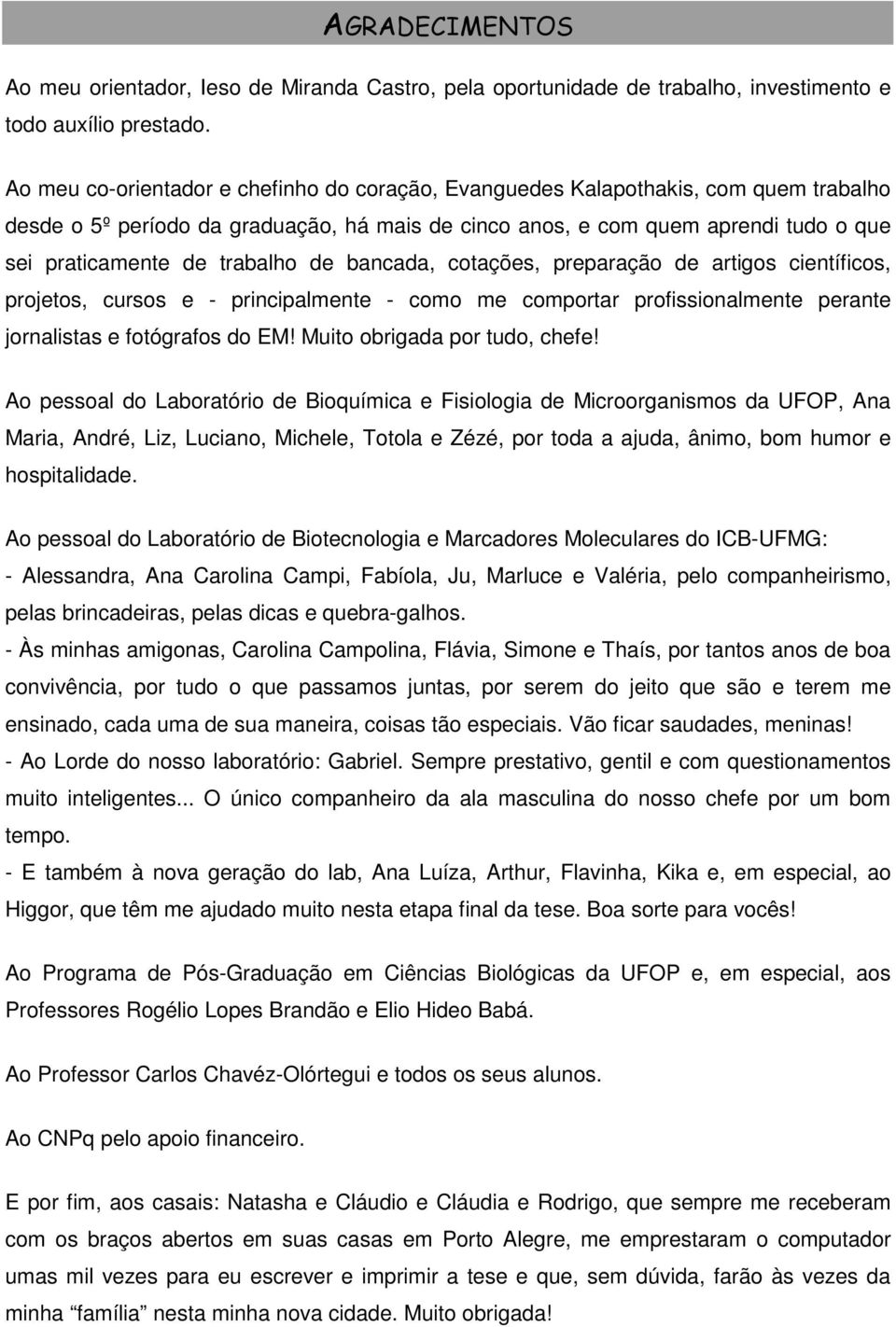 trabalho de bancada, cotações, preparação de artigos científicos, projetos, cursos e - principalmente - como me comportar profissionalmente perante jornalistas e fotógrafos do EM!