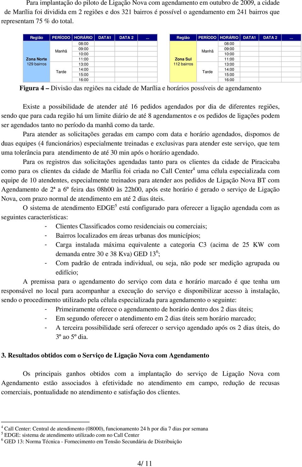 .. Região PERÍODO HORÁRIO DATA1 DATA 2.