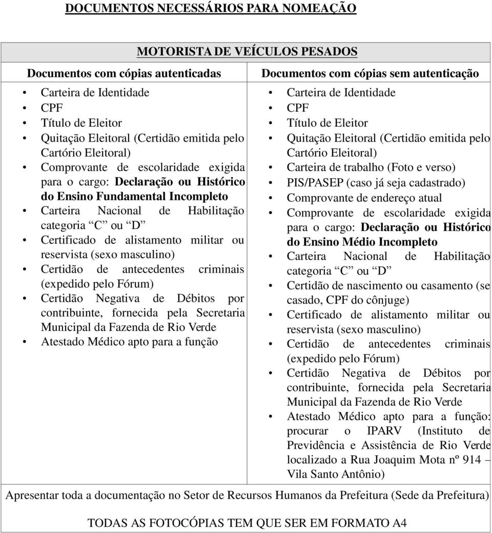 (caso já seja cadastrado) do Ensino Médio