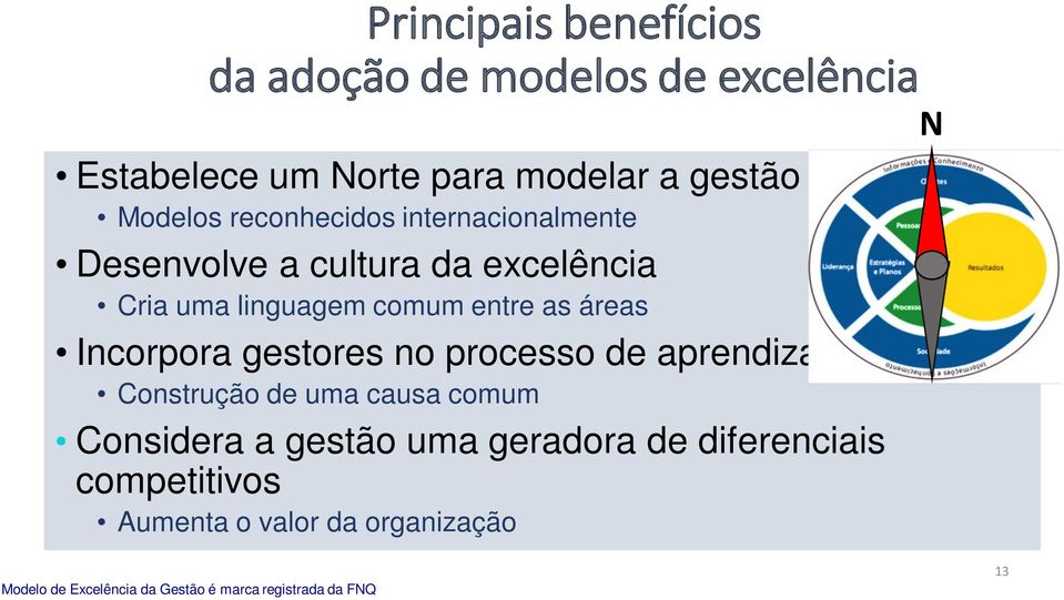 Incorpora gestores no processo de aprendizado Construção de uma causa comum Considera a gestão uma geradora de