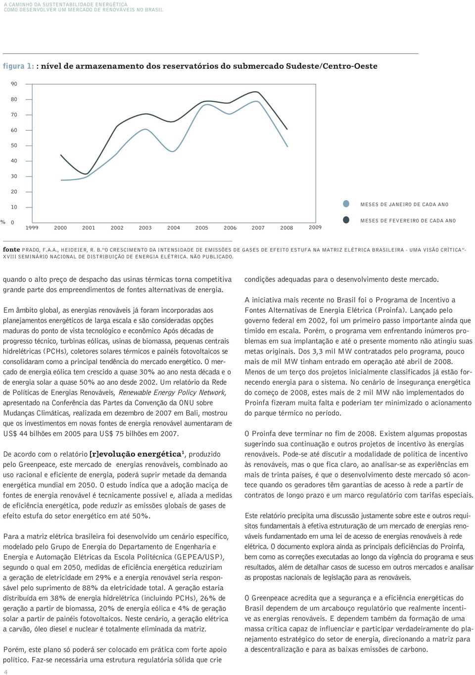 O crescimento da intensidade de emissões de gases de efeito estufa na matriz elétrica brasileira - uma visão crítica - XVIII Seminário Nacional de Distribuição de Energia Elétrica. Não publicado.
