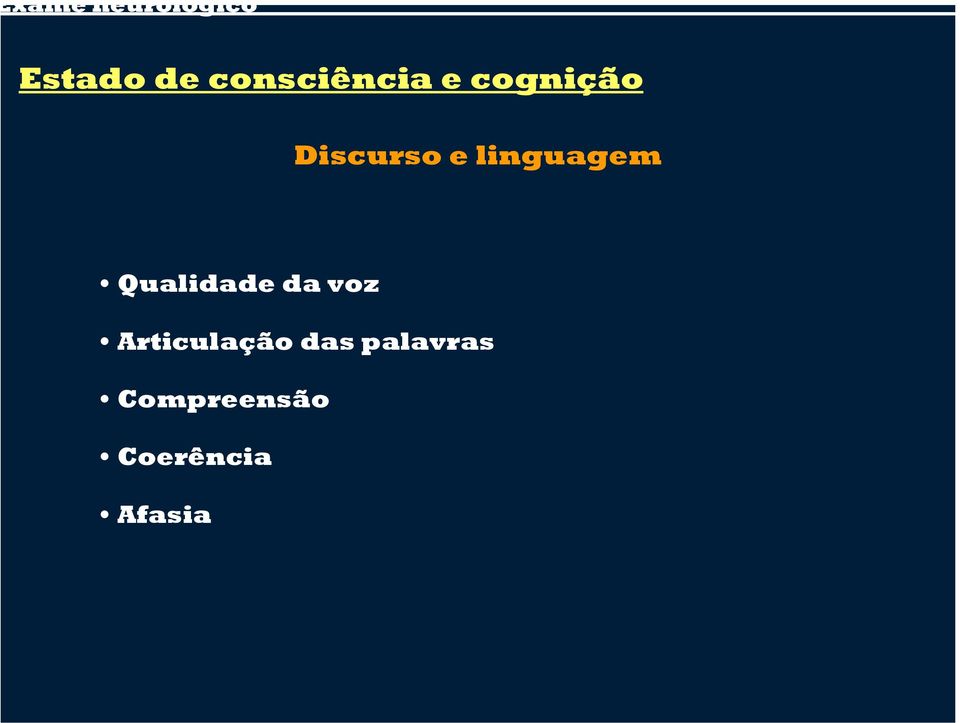 Qualidade da voz Articulação