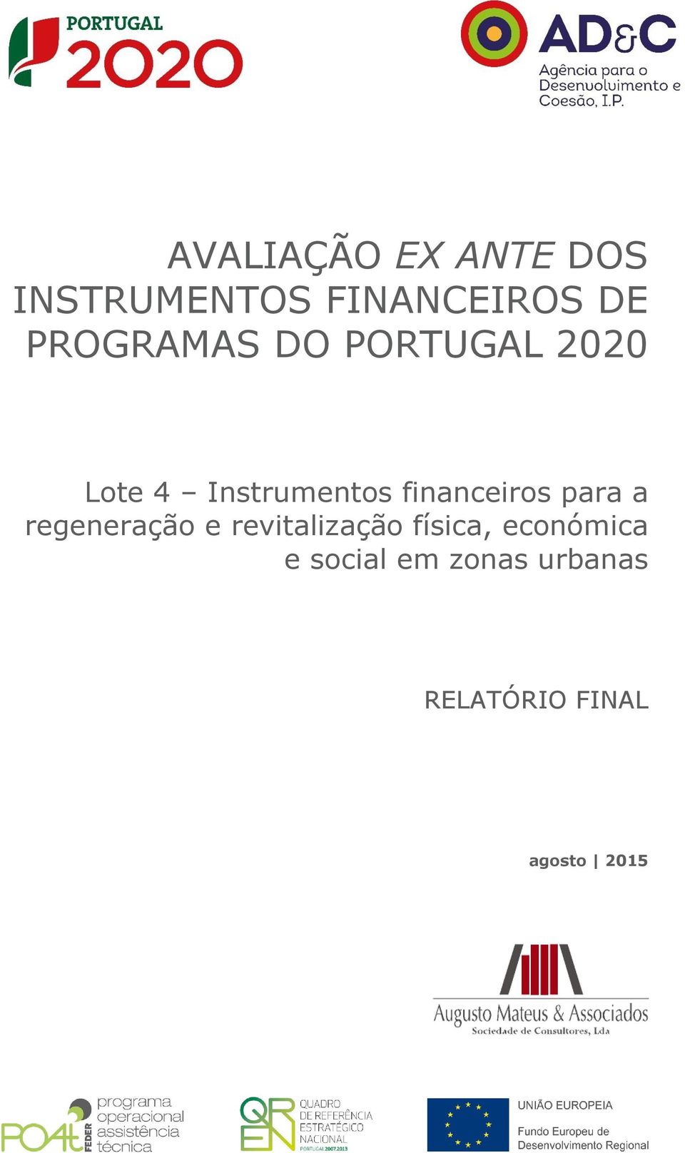 financeiros para a regeneração e revitalização