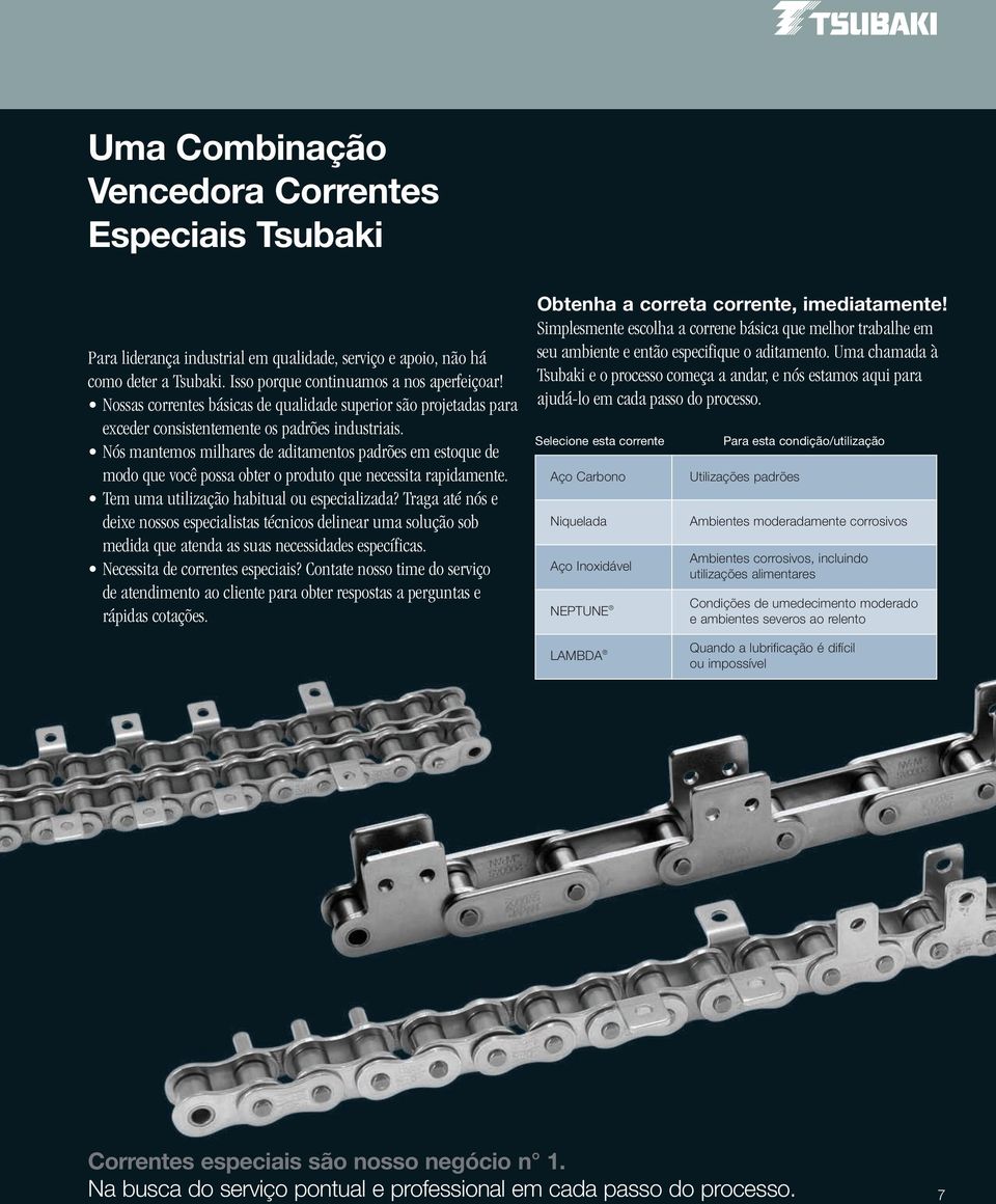 Nós mantemos milhares de aditamentos padrões em estoque de modo que você possa obter o produto que necessita rapidamente. Tem uma utilização habitual ou especializada?