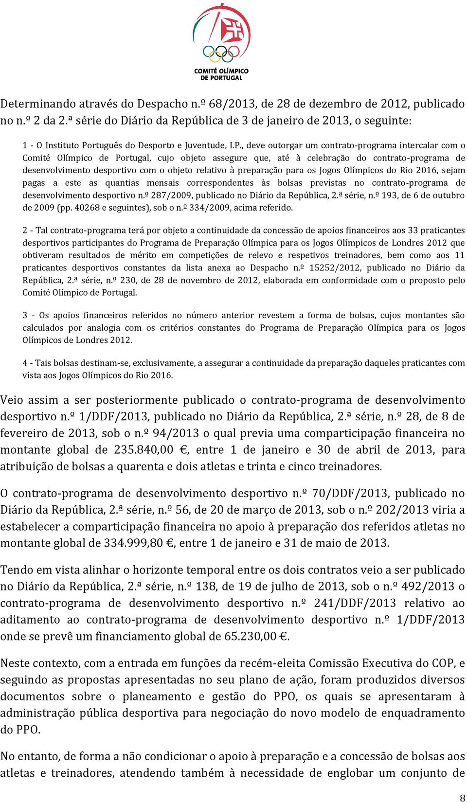 rtuguês do Desporto e Juventude, I.P.