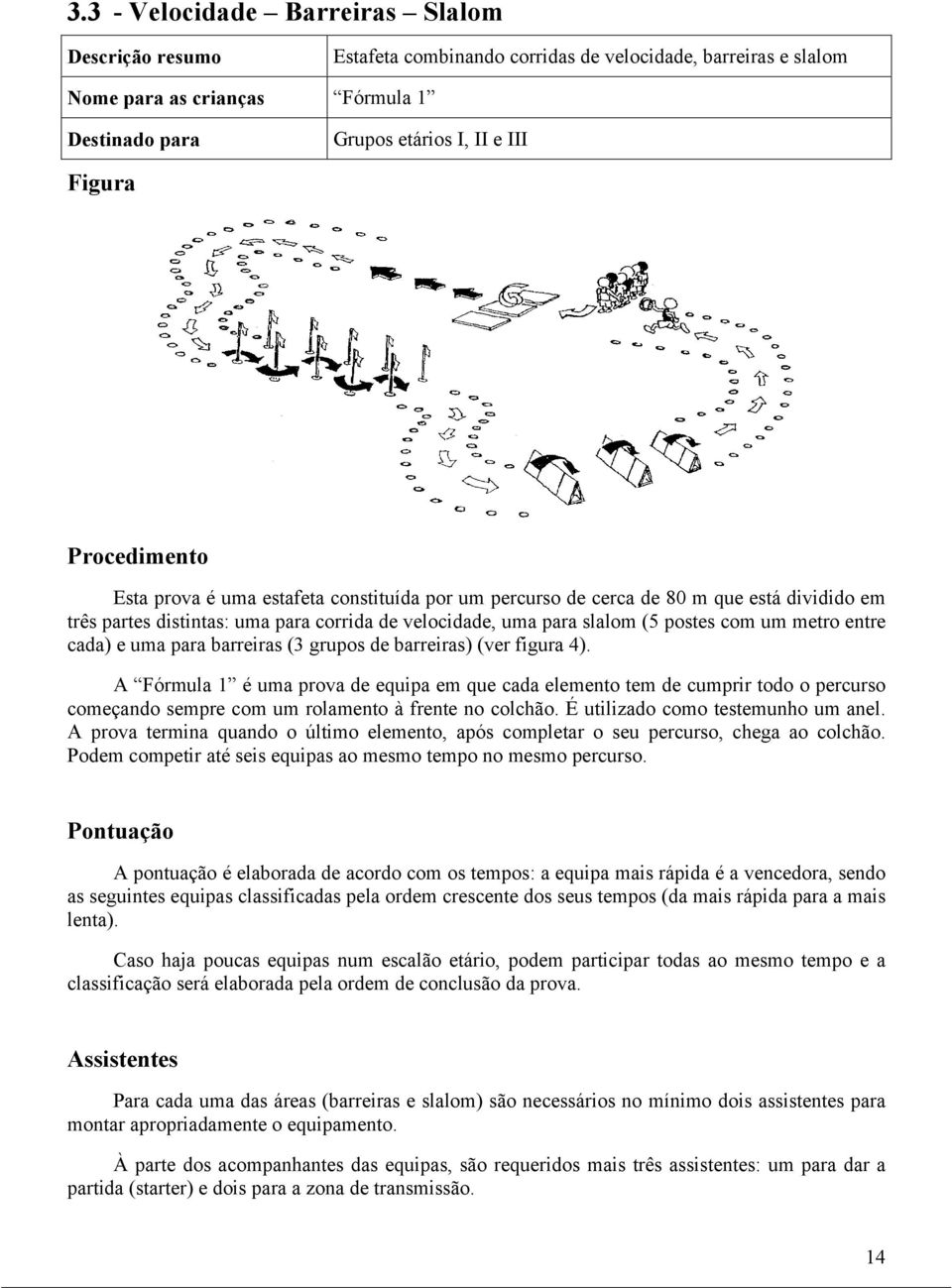 entre cada) e uma para barreiras (3 grupos de barreiras) (ver figura 4).