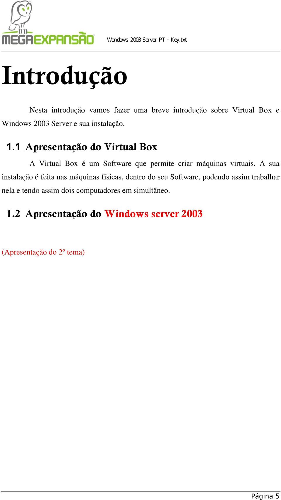 A sua instalação é feita nas máquinas físicas, dentro do seu Software, podendo assim trabalhar nela e tendo