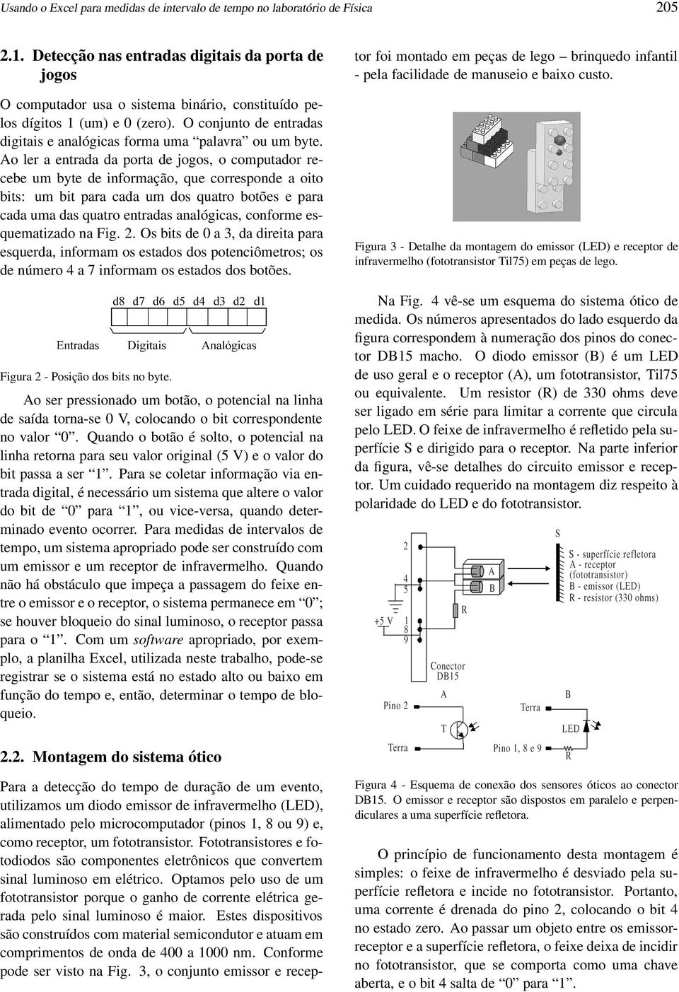 O conjunto de entradas digitais e analógicas forma uma palavra ou um byte.